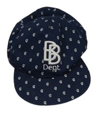 Tmavomodrá vzorovaná kšiltovka s písmenem H&M