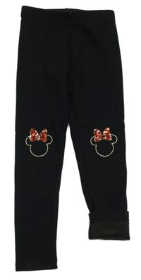 Černé thermo legíny s Minnie C&A