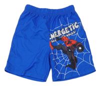 Modré kraťasy so Spidermanem
