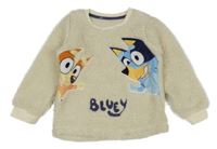 Smotanová huňatá mikina s Bluey Nutmeg