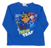 Modré tričko s Chasem a Marshallem Nickelodeon