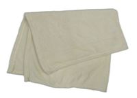 Krémová chlupatá deka H&M