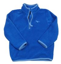 Modrá fleecová mikina s dinem Nutmeg