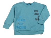 Svetlomodrá mikina s nápisom George