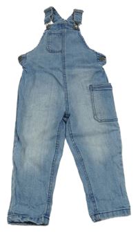 Světlemodré teplákové laclové rifle Tu