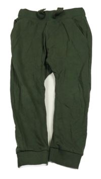 Khaki baggy tepláky Next