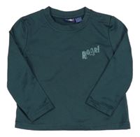 Petrolejové thermo tričko s nápisom Lupilu