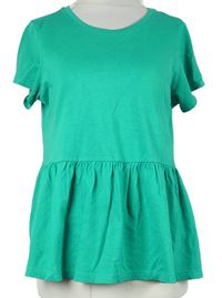 Dámske zelené peplum tričko George