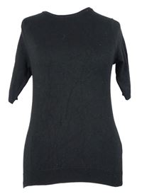 Dámské černé pletené tričko H&M