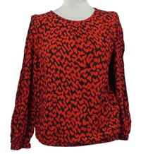 Dámská červeno-černá vzorovaná halenka Street One 