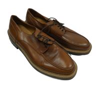 Pánske hnedé koženkové poltopánky  Jones vel. 46