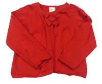 Červený svetrový cardigan H&M