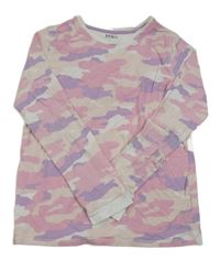 Růžové army triko M&S