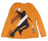 ORanžové triko s fotbalistou H&M