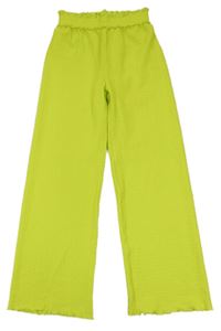 Neónově zelené ľahké nohavice Y.F.K.