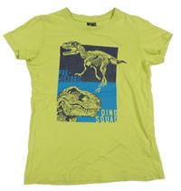 Zelené tričko s dinosaury Y.F.K.