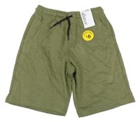 Nové - Khaki teplákové kraťasy George