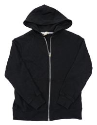 Čierna prepínaci mikina s kapucňou H&M