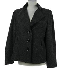 Dámské tmavošedé vlněné sako 