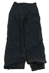 Černé šusťákové funkční oteplovačky the edge