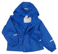 Modrá nepromokavá jarná bunda s planetami a kapucňou Impidimpi