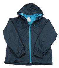 Černá šusťáková jarní funkční bunda s kapucí Quechua