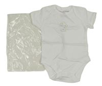 Nové - Biele body s mrakem a nápisom