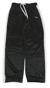 Černo-bílé sportovní tepláky Slazenger