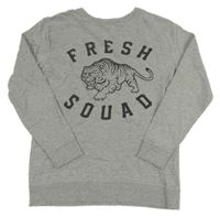 Sivá mikina s tigrom H&M