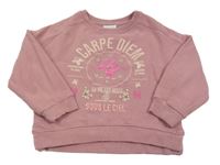 Ružová oversize mikina s nápisom Mint Velvet