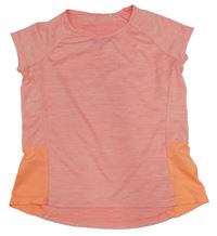 Neónově ružové melírované športové tričko Yigga