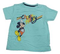 Tyrkysové tričko s Mickeym Disney