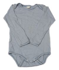 Modro-bílé pruhované body Alana