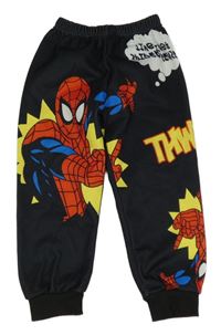 Černé tepláky se Spider-manem 