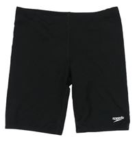 Čierne nohavičkové plavky s logom Speedo