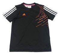 Černé funkční sportovní tričko Adidas