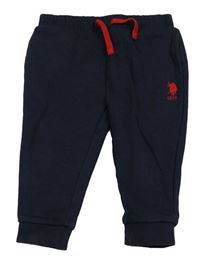 Tmavomodré tepláky s logem U.S. POLO ASSN.