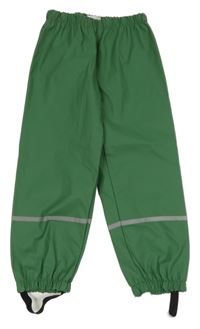 Tmavozelené nepromokavé podšité kalhoty Kiki&Koko