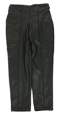 Čierne koženkové nohavice Matalan