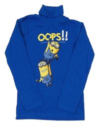 Cobaltově modrý rolák s Mimoni 