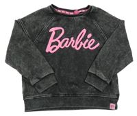 Černá šisovaná mikina s logem - Barbie PRIMARK