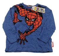 Modré melírované tričko so Spidermanem Marvel