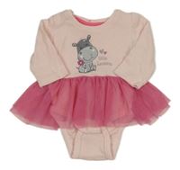 Ružové body s hrochem a tylovou sukní Ergee