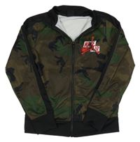 Army sportovní propínací mikina s logem Nike Air Jordan