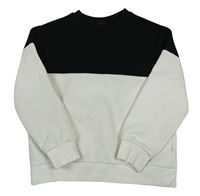 Bielo-čierna vzorovaná mikina LC Waikiki