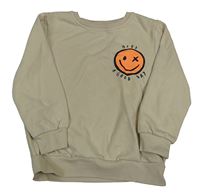 Béžová mikina se smajlíkem George