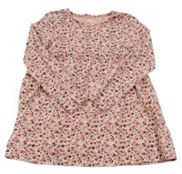 Ružová kvetovaná tunika Topolino