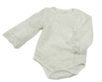 Biele čipkové podšité body