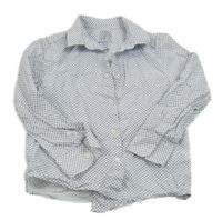 Biela bodkovaná á košeľa C&A