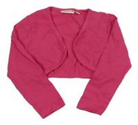 Fuchsiové bavlnené bolerko Liegelind